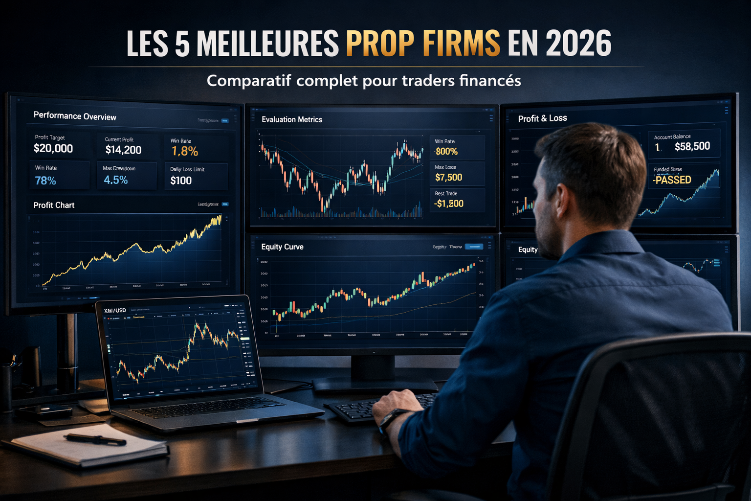 comparatif des meilleures prop firms en 2026 pour traders financés