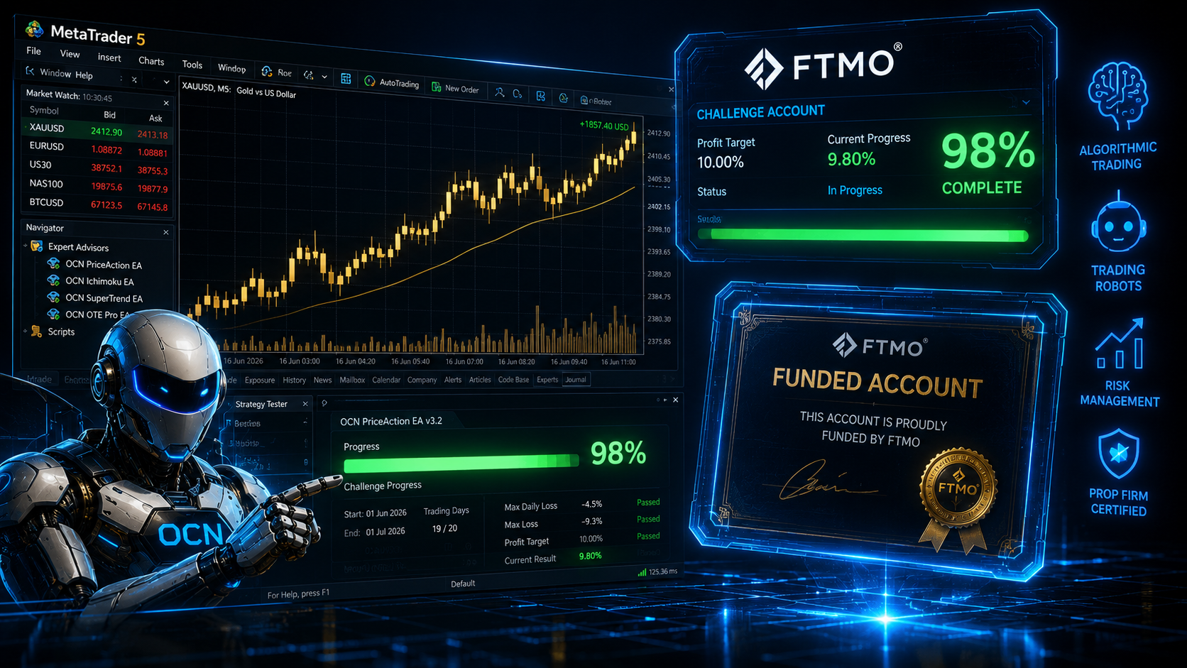Challenge FTMO Robot