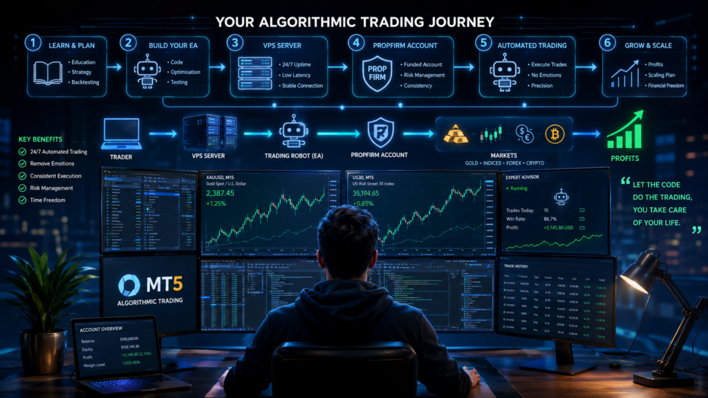 Trading algorithmique débutant — par où commencer en 2026